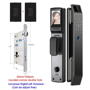 3D Face Recognition Unlock Digital Door Lock With Camera FIngerprint Password Unlock Keyless Electronic Door Lock - Thumbnail Image 10