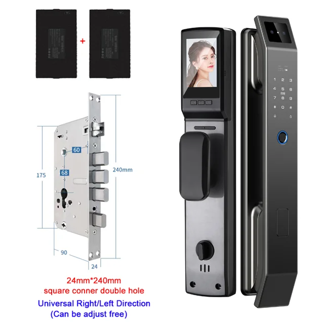 3D Face Recognition Unlock Digital Door Lock With Camera FIngerprint Password Unlock Keyless Electronic Door Lock - Image 8