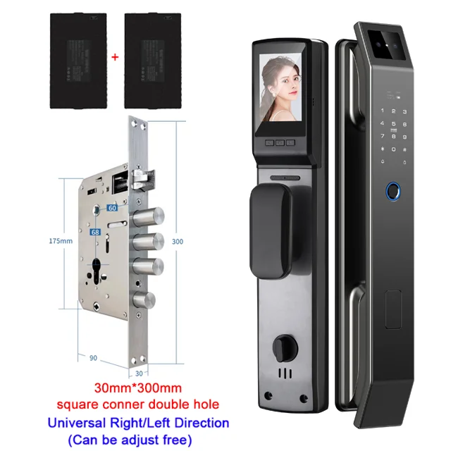 3D Face Recognition Unlock Digital Door Lock With Camera FIngerprint Password Unlock Keyless Electronic Door Lock - Image 11