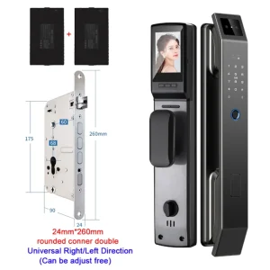 3D Face Recognition Unlock Digital Door Lock With Camera FIngerprint Password Unlock Keyless Electronic Door Lock - Thumbnail Image 13
