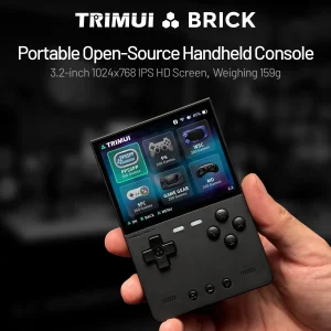 TRIMUI BRICK Handheld Game Console 3.2'' IPS Screen Linux System Trimui UI Metal Back Panel Key LED Lighting Free Keycap Gifts - Thumbnail Image 3