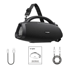 W-KING X20S Bluetooth Speaker w/Strap140W RMS Massive Bass Party Boombox IPX7 Waterproof Speaker Loud Outdoor Portable Sound Box