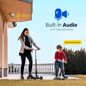 ANNKE 5MP IP Camera Outdoor Indoor POE Security Cameras Smart Home POE Surveillance Cameras TF Card Support With Audio in - Thumbnail Image 4