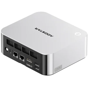 Aoostar Maco 6850H Mini Pc, Amd Ryzen 7 Pro 6850H 8C16T, 24Gb Lpddr5, 1Tb Pcie 4.0 Ssd, Hdmi+Dp+Usb4, Wifi 6, 2.5g Lan, Windows 11 Pro