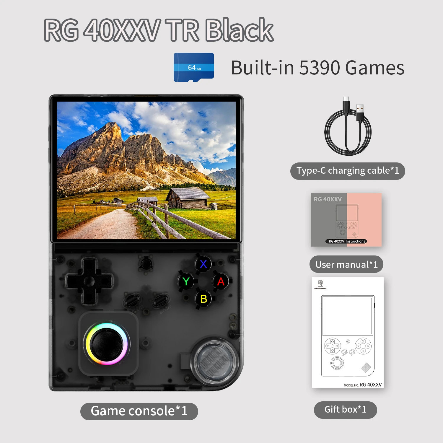 ANBERNIC RG40XXV & RG35XX Plus Retro Handheld Game Console 640*480 IPS Screen Linux 64-bit 5000Games Support WIFI,Bluetooth,HDMI - Image 9