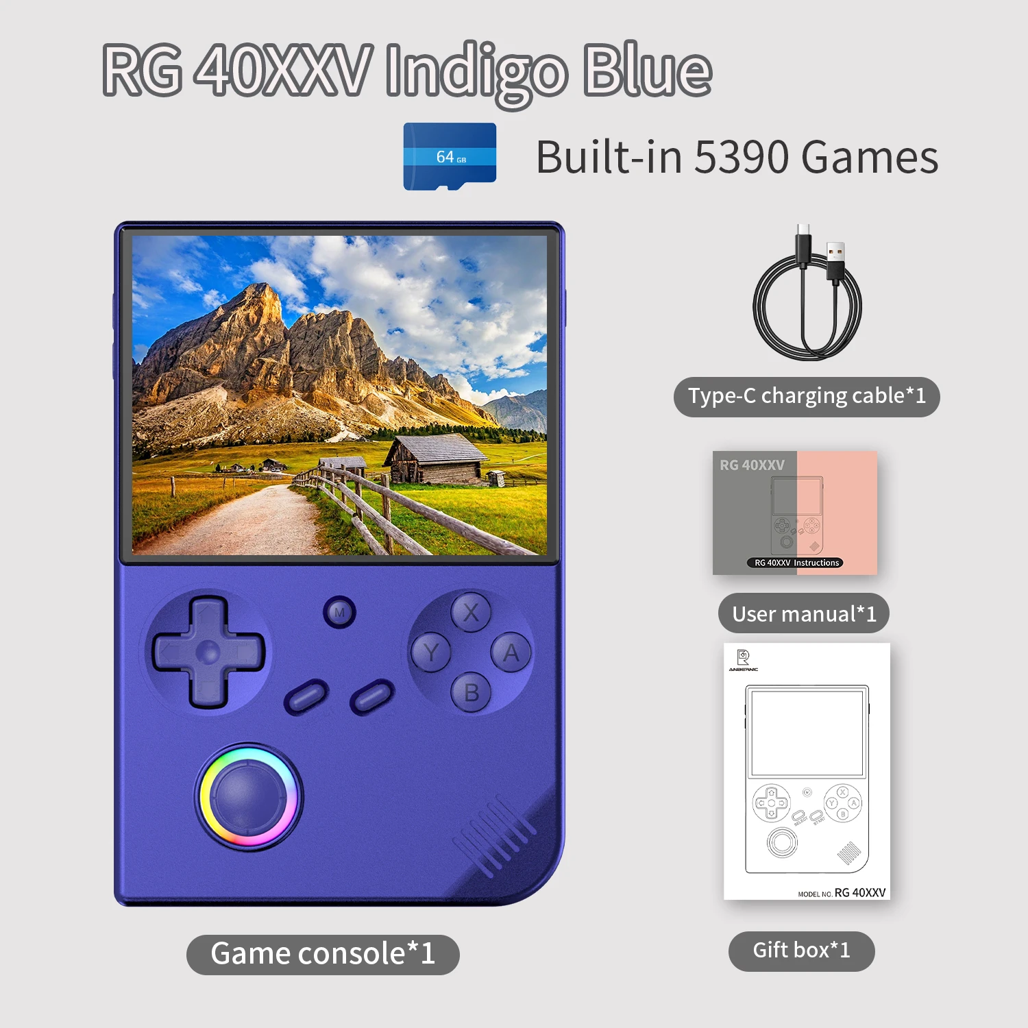 ANBERNIC RG40XXV & RG35XX Plus Retro Handheld Game Console 640*480 IPS Screen Linux 64-bit 5000Games Support WIFI,Bluetooth,HDMI - Image 11