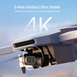Potensic C0 4K GPS Professional Drone Max 6-KM, 3-Axis Gimbal, Visual Tracking, QuickShot, Under 249g, Return to Home-ATOM - Thumbnail Image 5