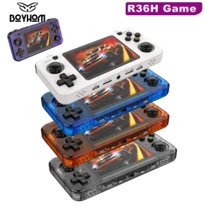 BOYHOM R36H Dual-RAM & Genuine Linux ARKOS Retro Handheld Classic Game Consoles 3.5 inch IPS Screen Portable Video Player - Thumbnail Image 6