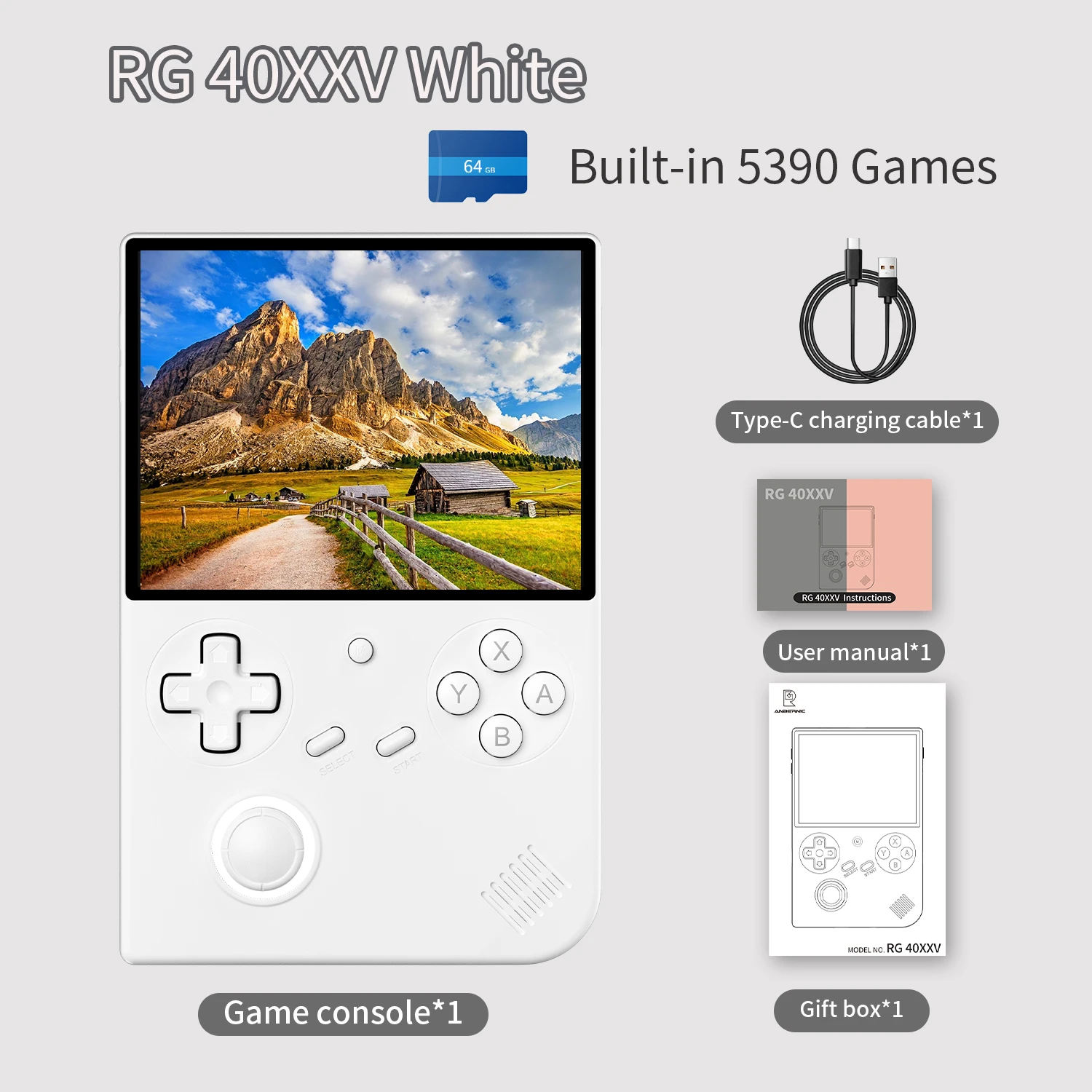 ANBERNIC RG40XXV & RG35XX Plus Retro Handheld Game Console 640*480 IPS Screen Linux 64-bit 5000Games Support WIFI,Bluetooth,HDMI - Image 14